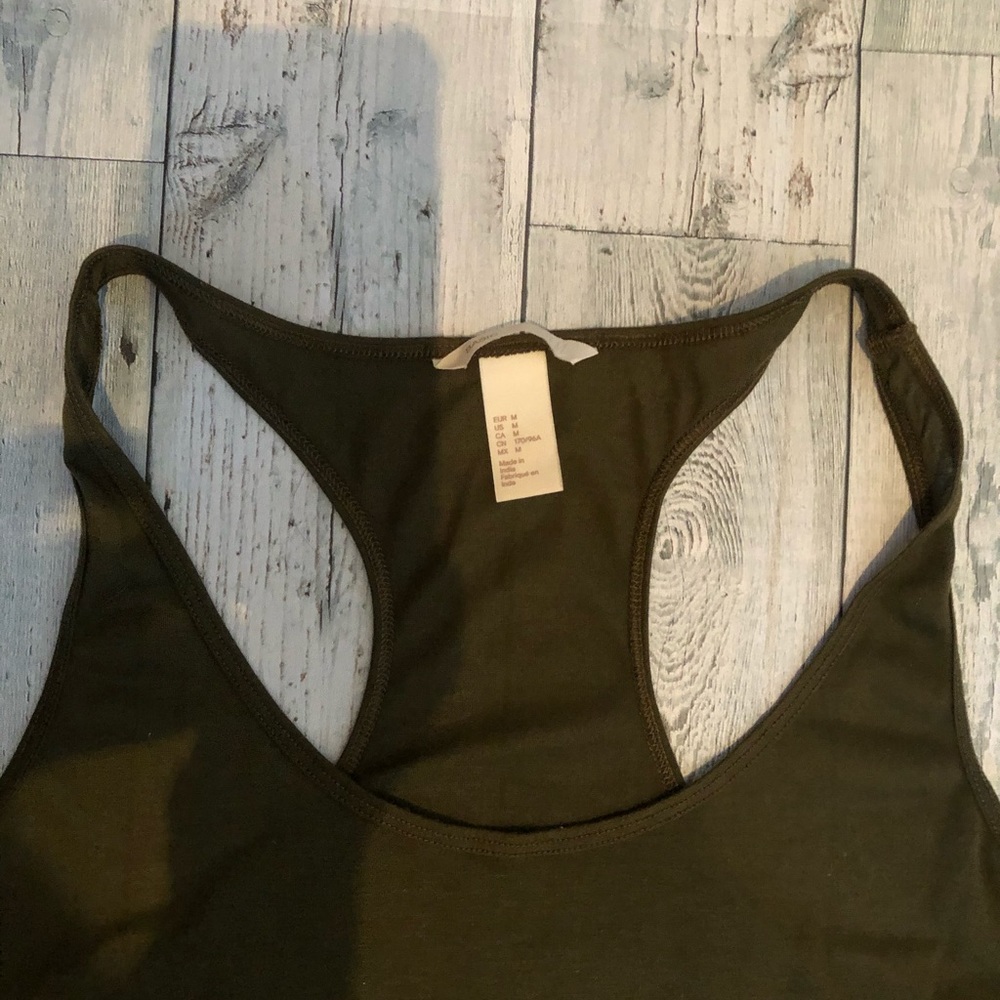 Hunter Green H&M Racerback Tank - Picture 3 of 5